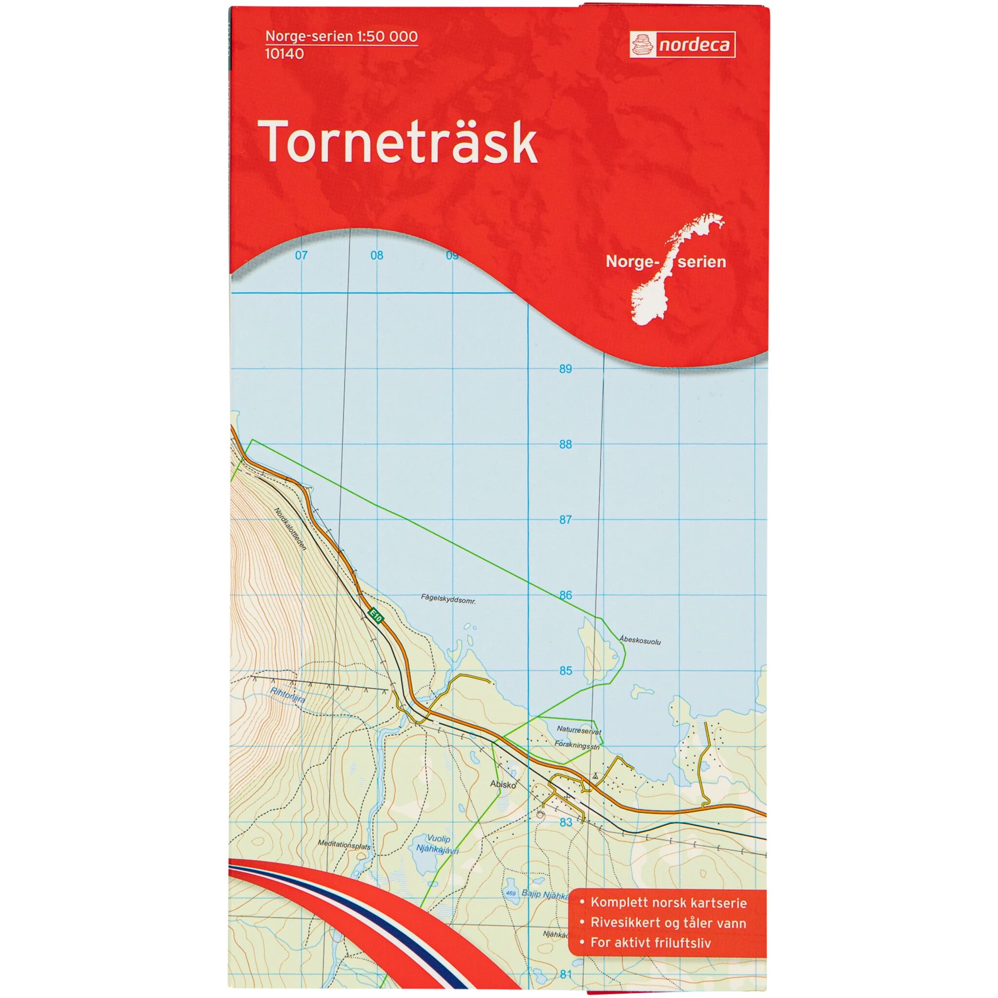 Nordeca Torneträsk,kart STD STD
