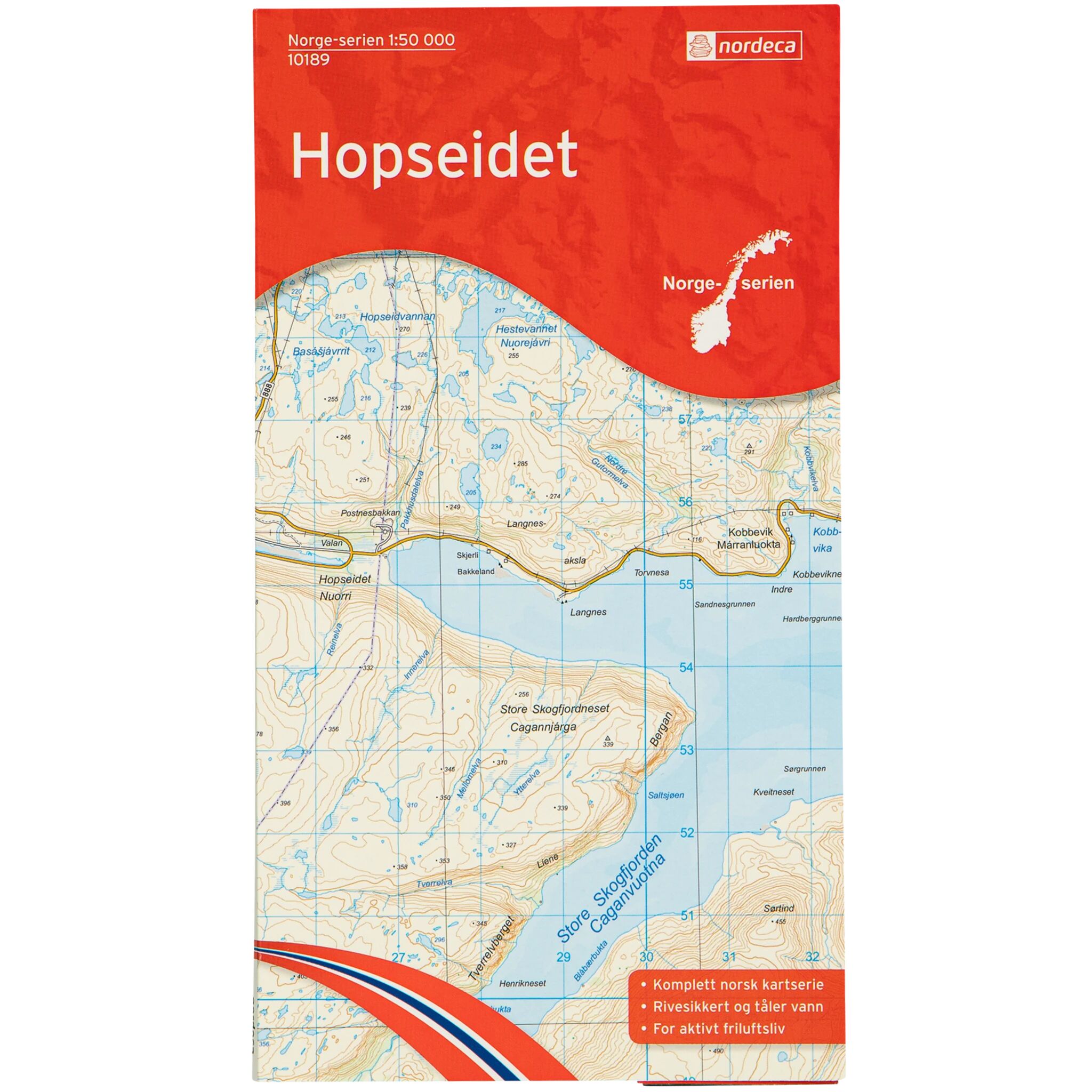Nordeca Hopseidet,kart STD STD