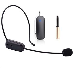 FRGMNT New 2 in 1 Portable Wireless Microphone UHF Volume Amplifier Microphone Headset Professional for Speech Teaching