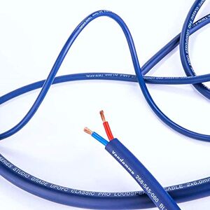 Van Damme PRO AV HiFi Speaker Cable. Passive Blue Series Studio 2 x 1.5mm. 100m