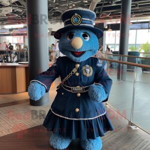 REDBROKOLY Marine Recon mascot costume character dressed with a Circle Skirt and Bracelets