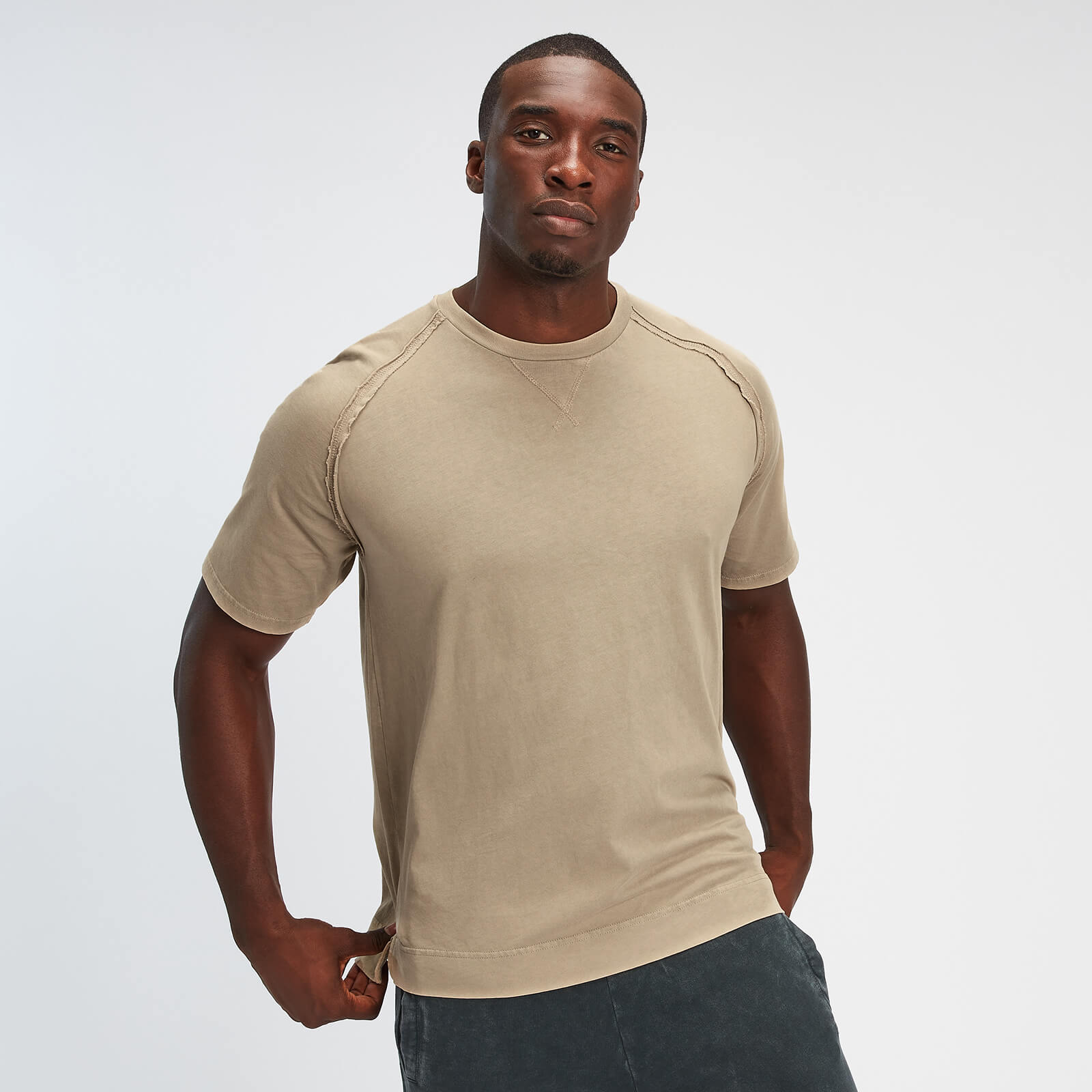 Mp Camiseta Raw Training para hombre - Tostado - XS