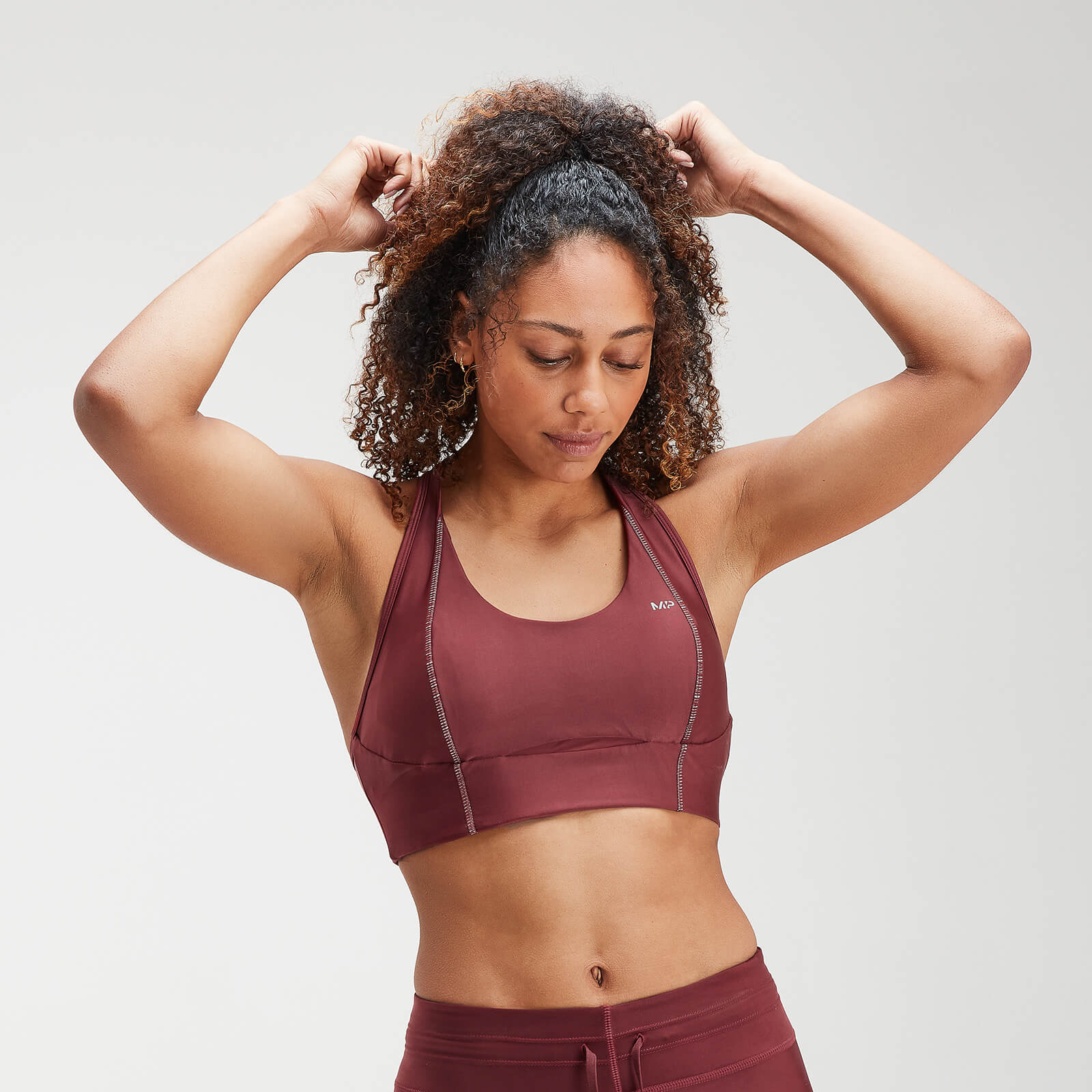 Mp Women's Velocity Sports Bra- Claret - XS