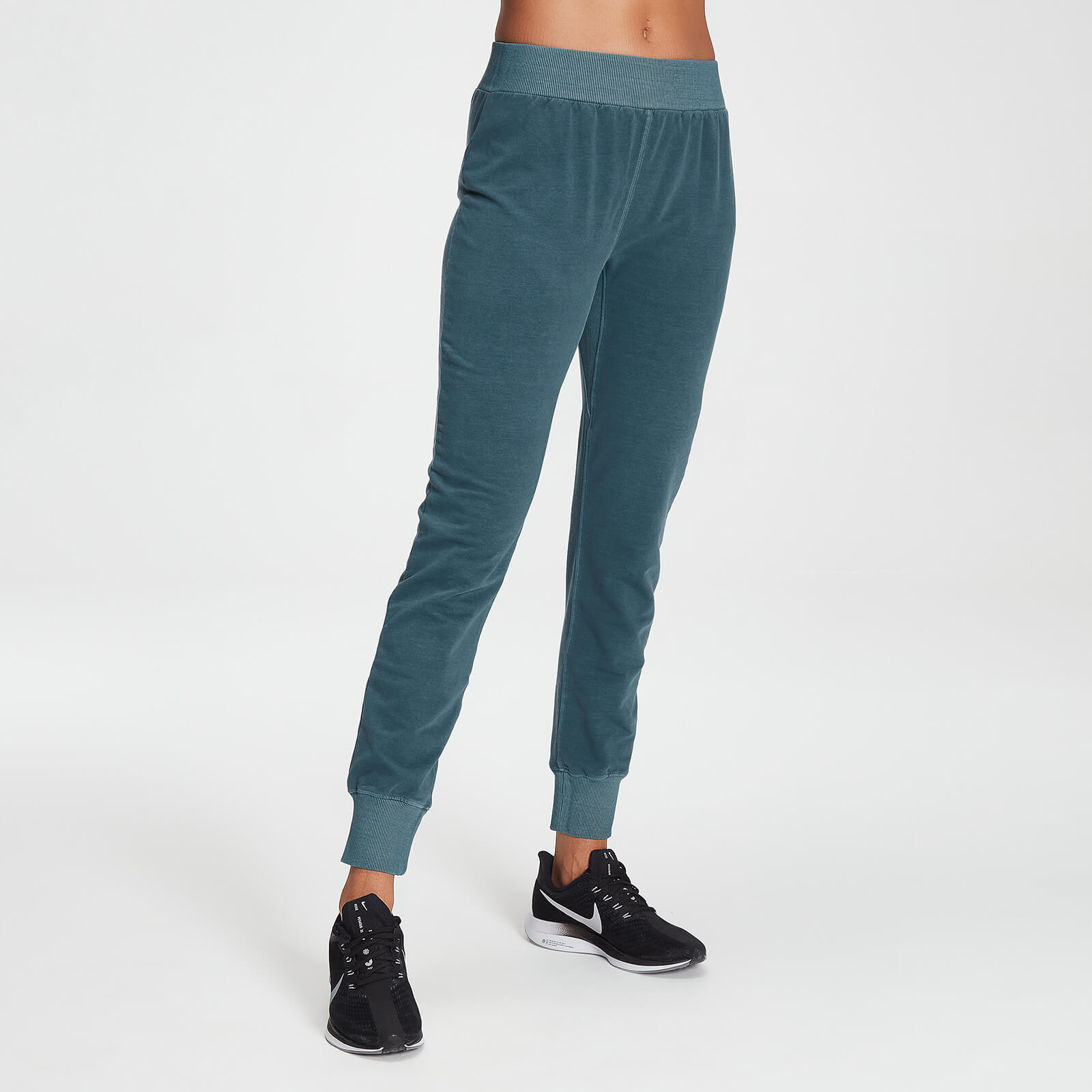 Mp Women's Raw Training Washed Joggers - Deep Sea Blue - XS