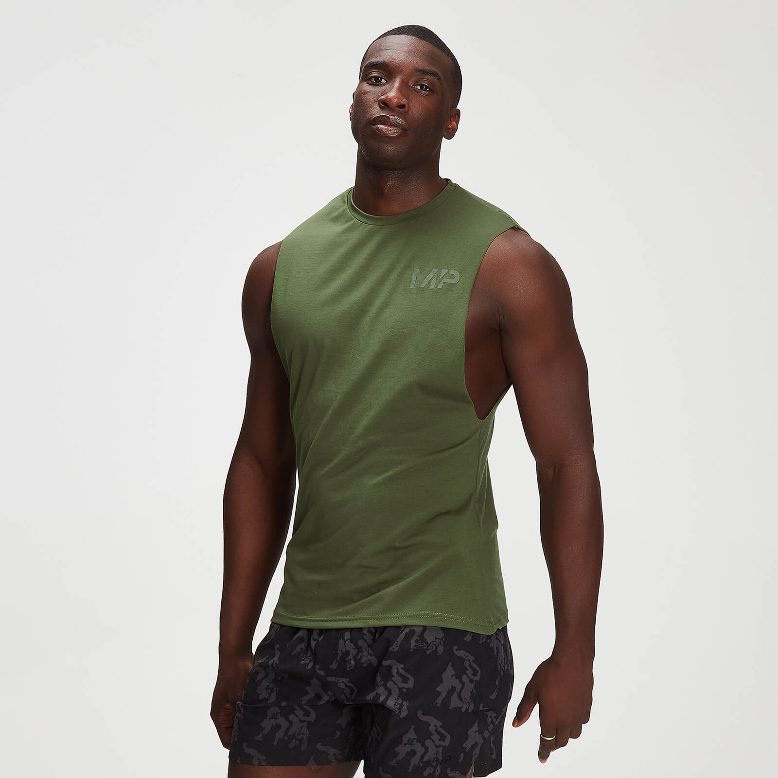 Mp Camiseta sin mangas de camuflaje Tonal drirelease® Adapt para hombre de  - Verde hoja - M