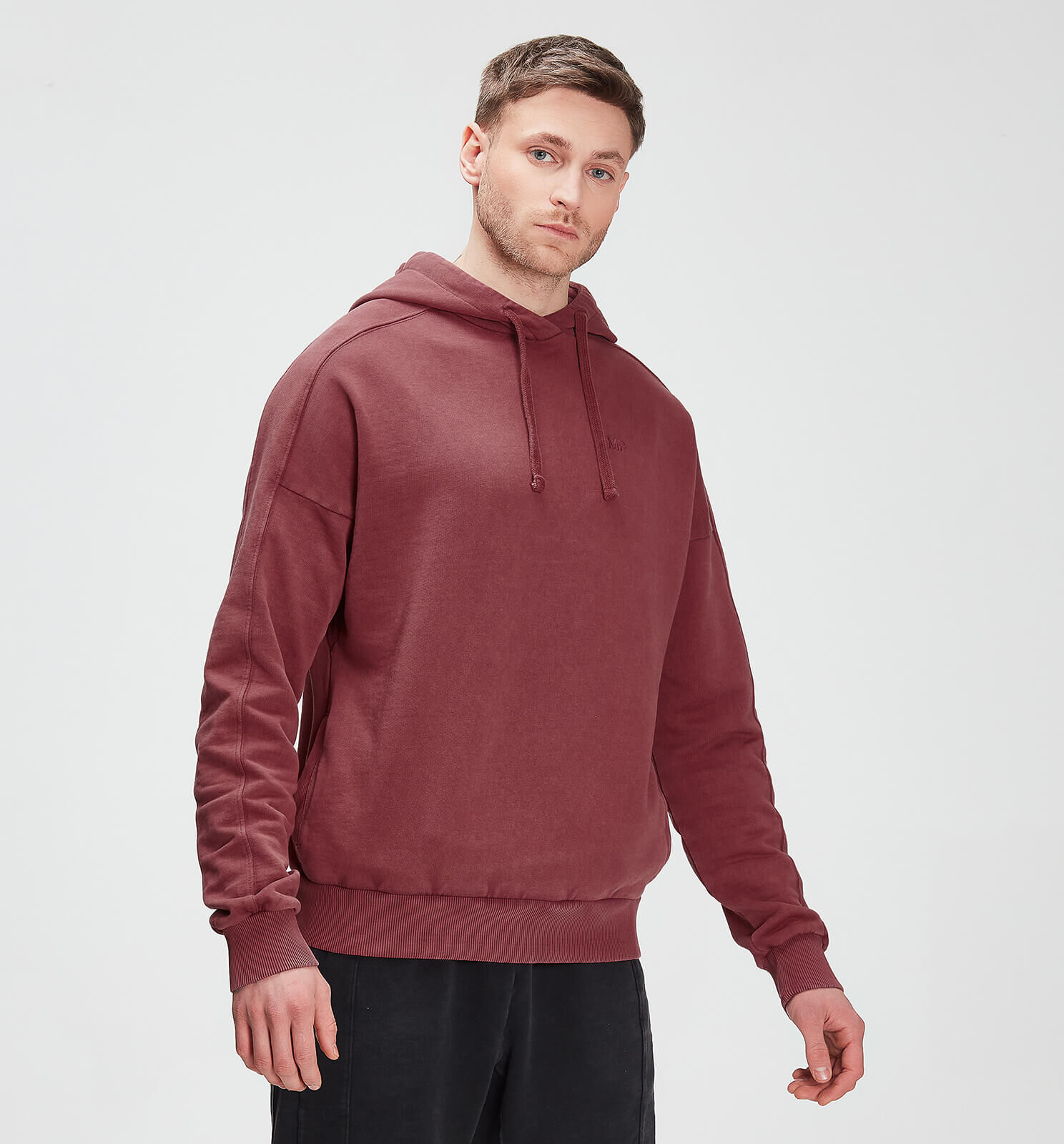 Mp Men's Raw Training Hoodie - Claret - XS