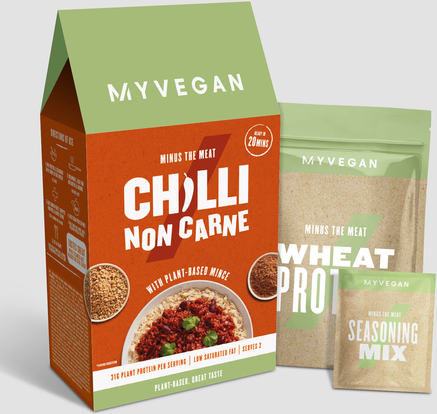 Myvegan Chili sin carne vegano - 2 x 59g