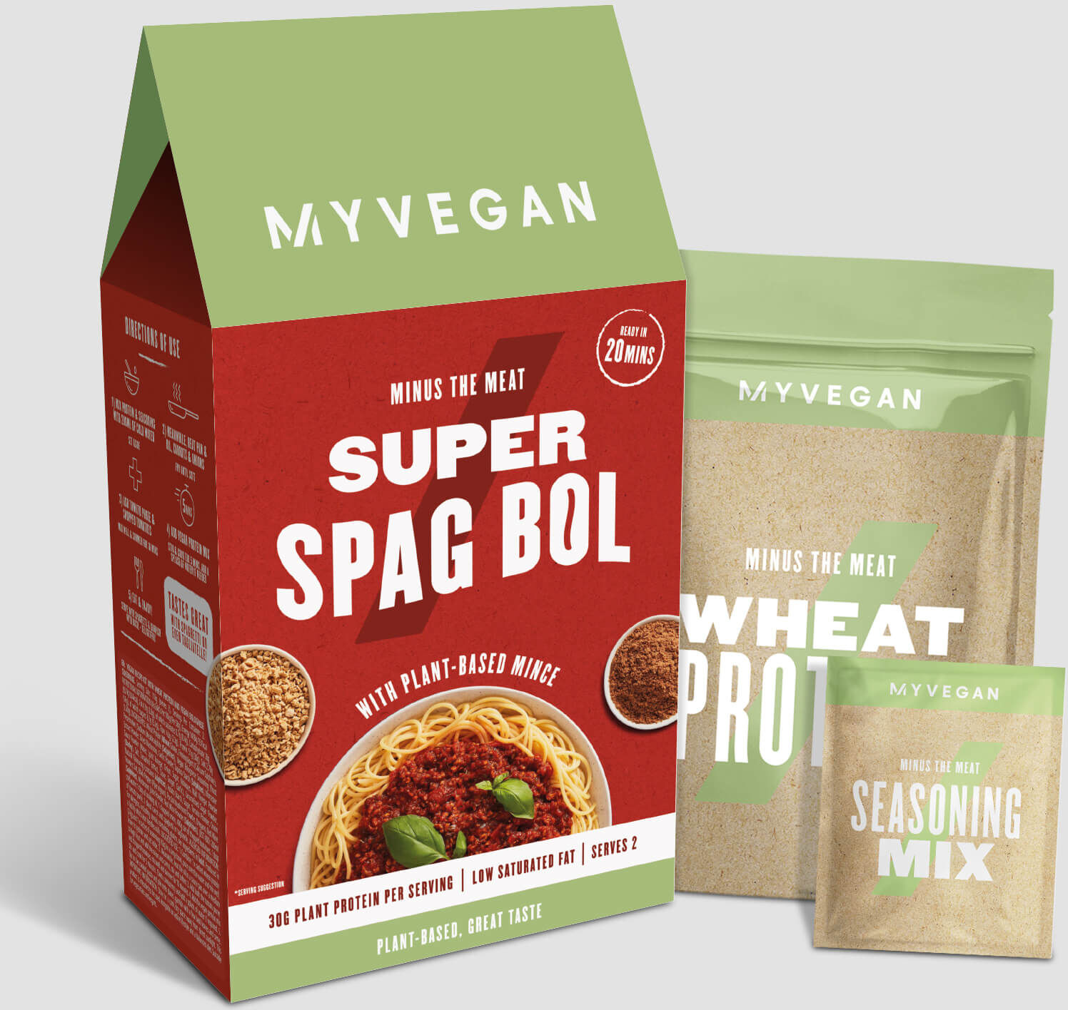 Myvegan Kit para receta de boloñesa vegana - 2 x 58g