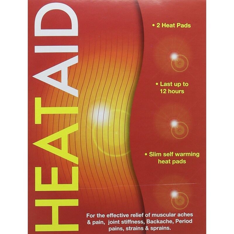 Healthpoint Heat Aid Self Warming Heat Pads 2 kpl L&auml;mp&ouml;peitto