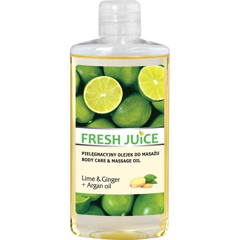 Fresh Juice Lime &amp; Ginger Body Care &amp; Massage Oil 150 ml Vartalo&ouml;ljy
