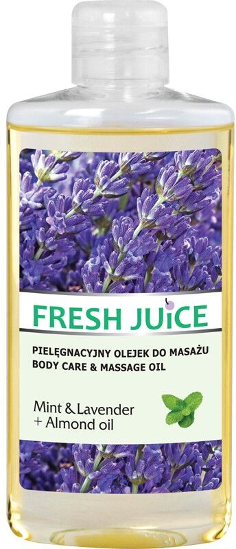 Fresh Juice Mint &amp; Lavender &amp; Almond Oil Body Care &amp; Massage Oil 150 ml Vartalo&ouml;ljy