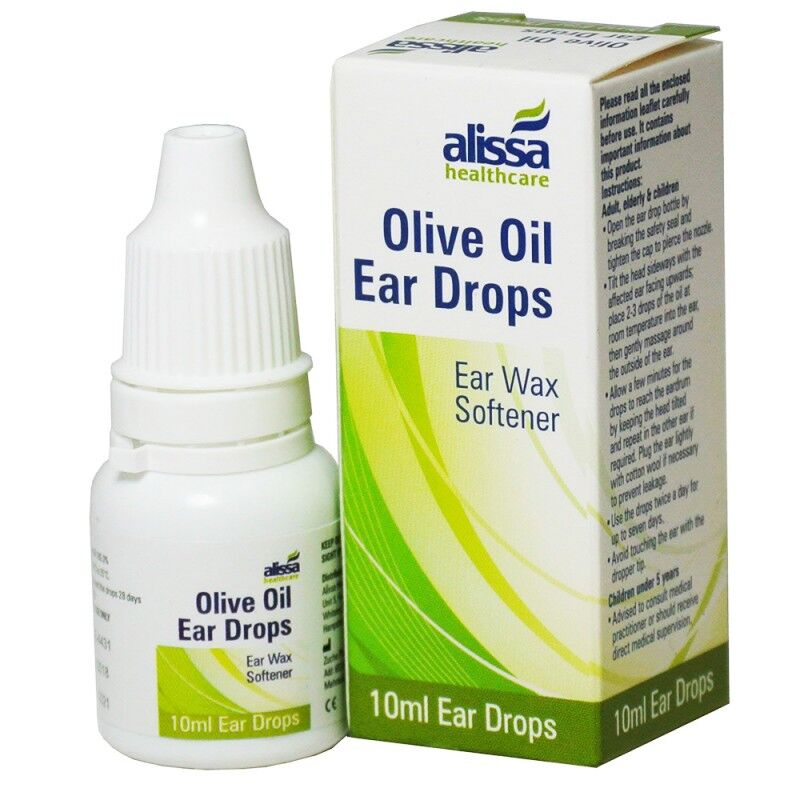Alissa Healthcare Olive Oil Ear Drops 10 ml Korvatipat