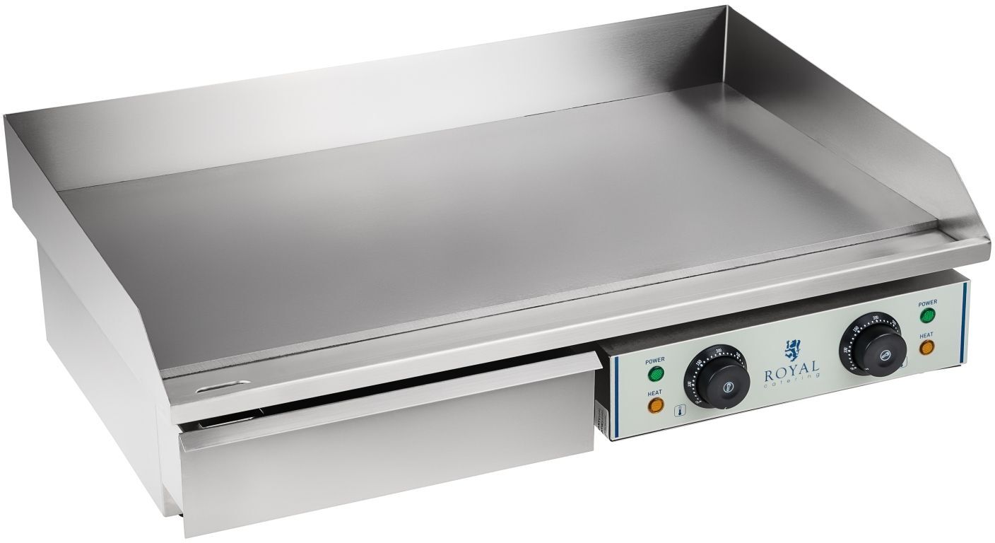 Royal Catering Paistotaso sähkökäyttöinen - 72,5 cm - sileä - 2 x 2,2 kW