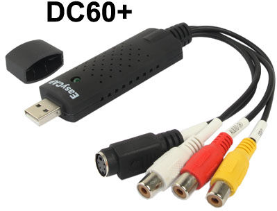 USB 2.0 DC60 videokaappari editiointiohjelmistolla