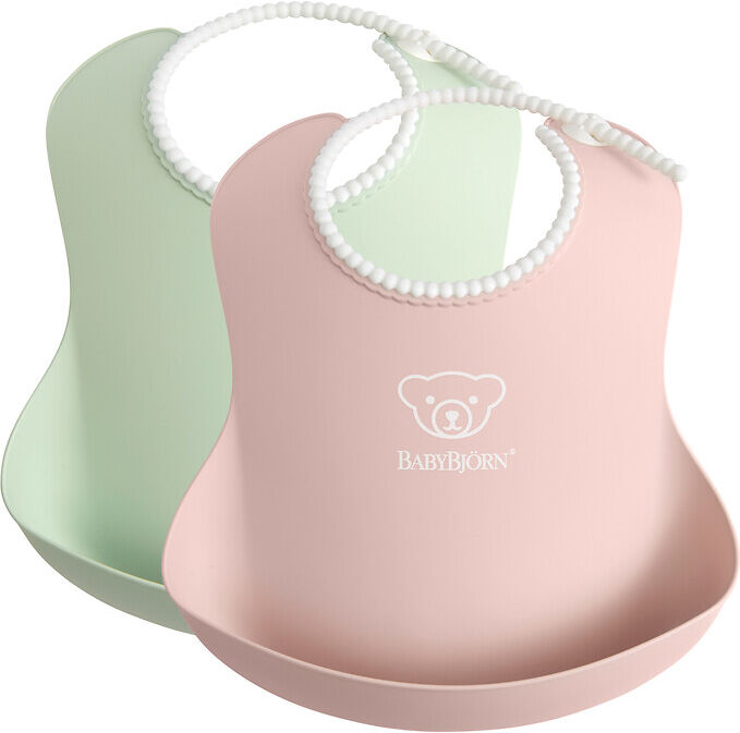 Babybjorn Lote de 2 babetes   Verde/Rosa