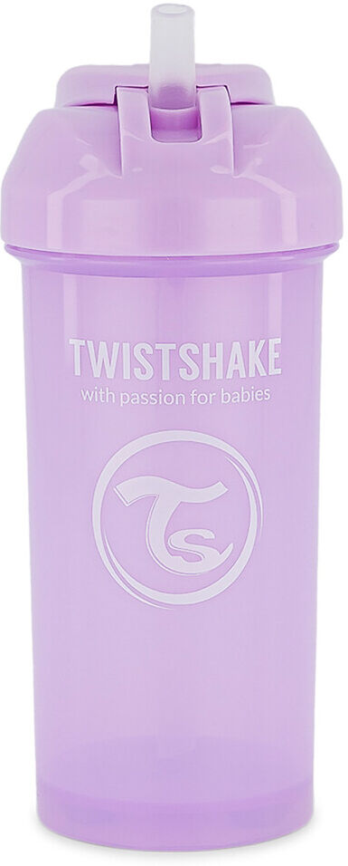 Twistshake Copo com Palhinha Twistshake 360ml, em lotes de 2   Lilás