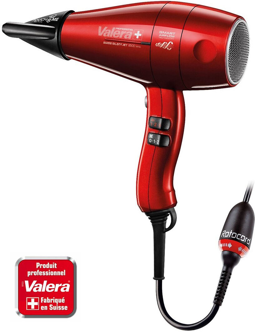 Valera Secador de cabelo Swiss Silent Jet VA SXJ8500DRC   Vermelho