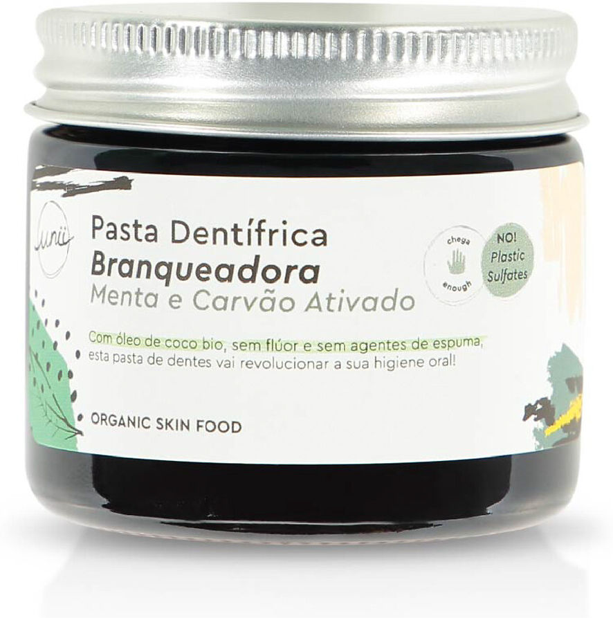 Unii Pasta Dentífrica Branqueadora, da Unibio   sem cor