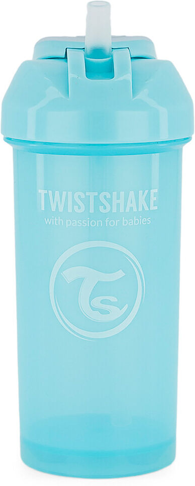 Twistshake Copo com Palhinha Twistshake 360ml, em lotes de 2   Azul-Pastel