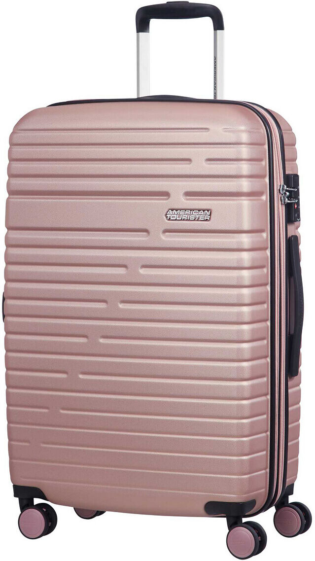 American Tourister Mala de viagem média, 68 cm, expansível, com 4 rodas, da American Tourister   Rosa