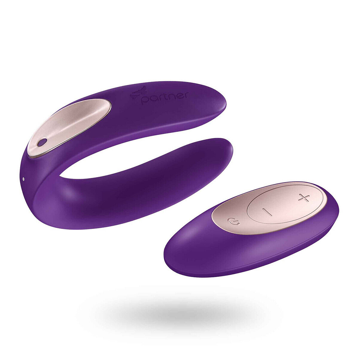 Satisfyer Vibrador Partner PLUS com comando à distância   Violeta