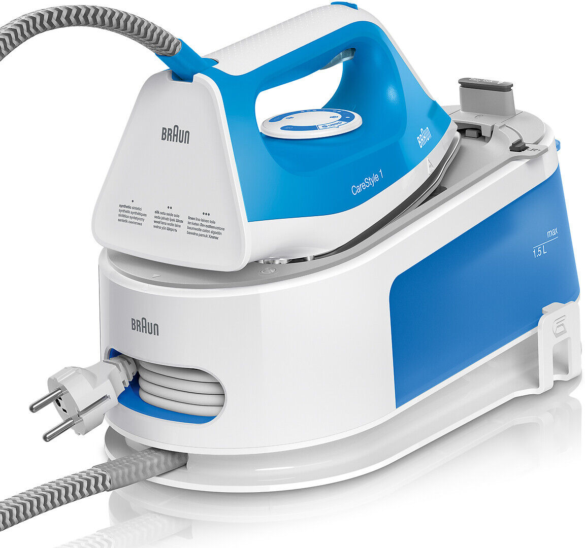 BRAUN - Ferro com caldeira IS1012.BL   branco/azul