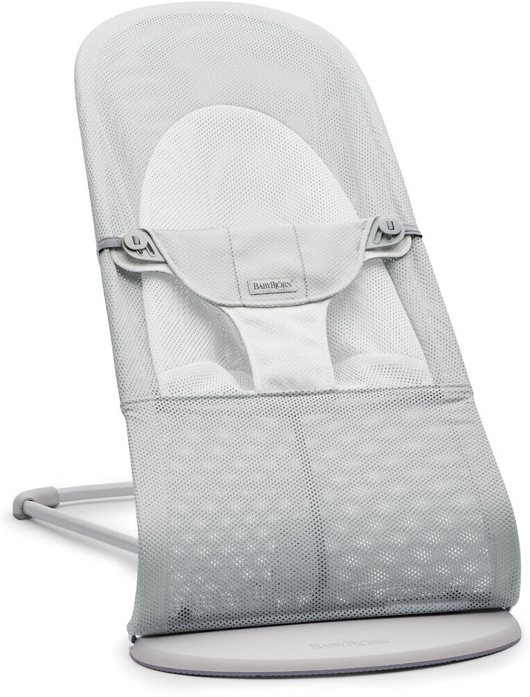 Babybjorn Espreguiçadeira balance soft mesh   prateado/branco