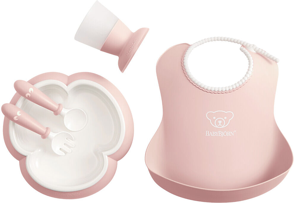 Babybjorn Conjunto de refeição para bebé   rosa