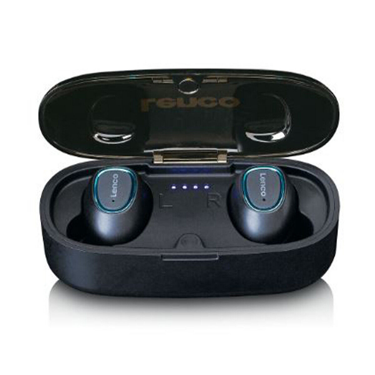 Lenco Auriculares Bluetooth à prova de água com powerbank preto, da Lenco   Preto