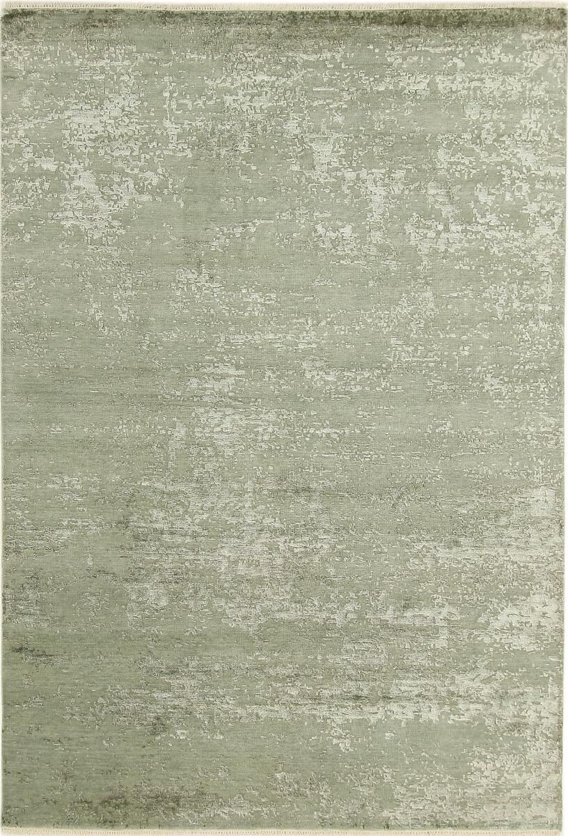 Nain Trading Tapete Sadraa 245x170 Modern/Desenho Grey/Beige (Mão-atada, Lã / Seda De Bambu, Índia)
