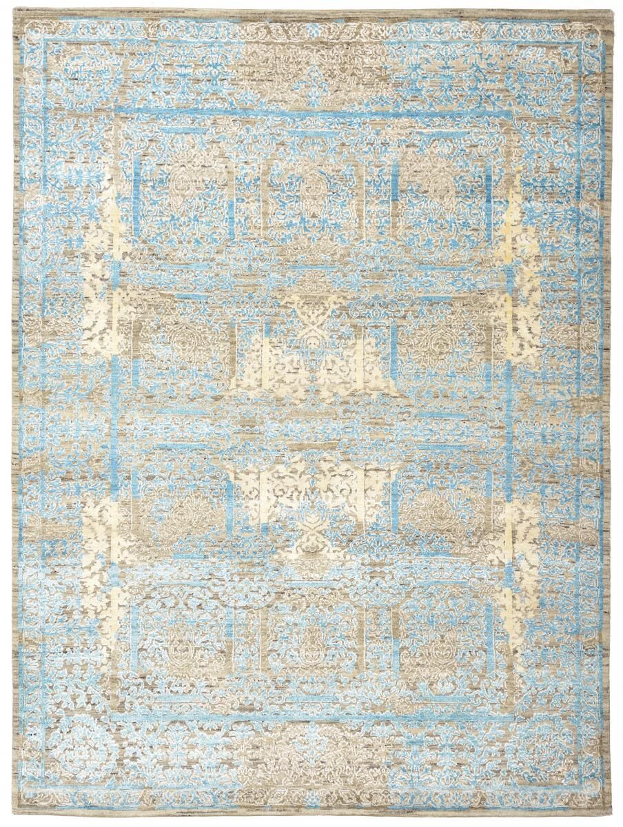 Nain Trading Tapete Sadraa 236x176 Grey/Beige (Índia, Lã / Seda De Bambu, Mão-atada)