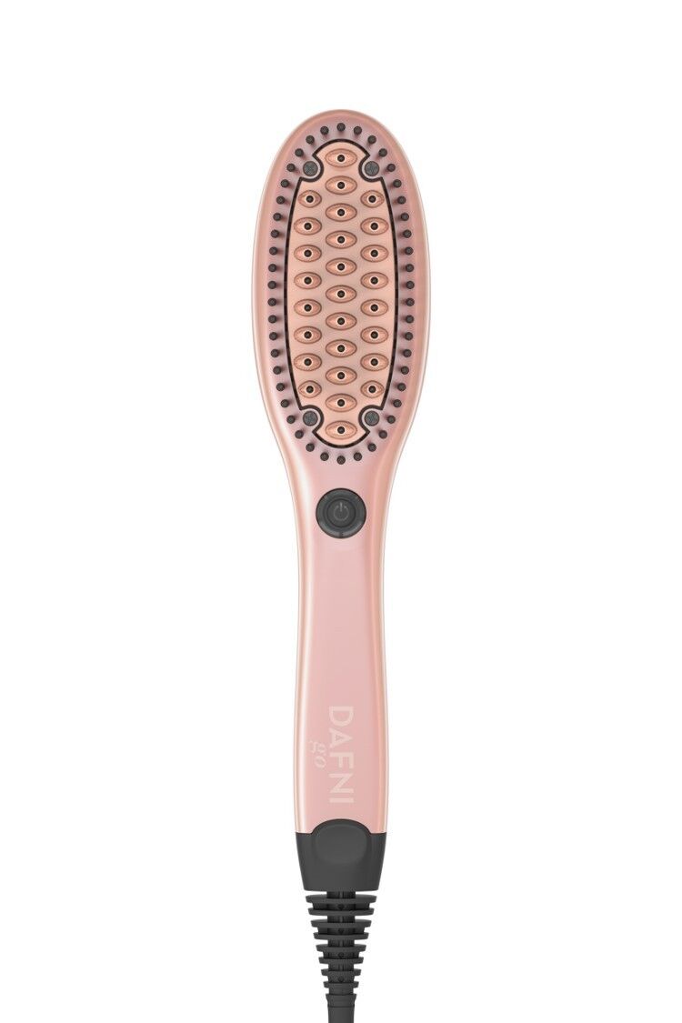 DAFNI Go Rose Gold Hair Straightening Brush 1 und.