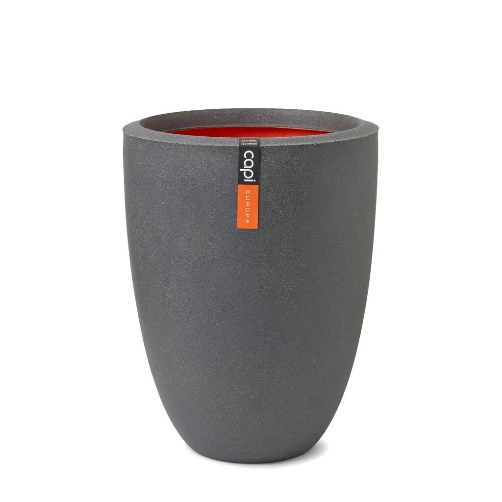 Capi Vaso elegante e baixo Urban Smooth 36x47 cm cinzento-escuro