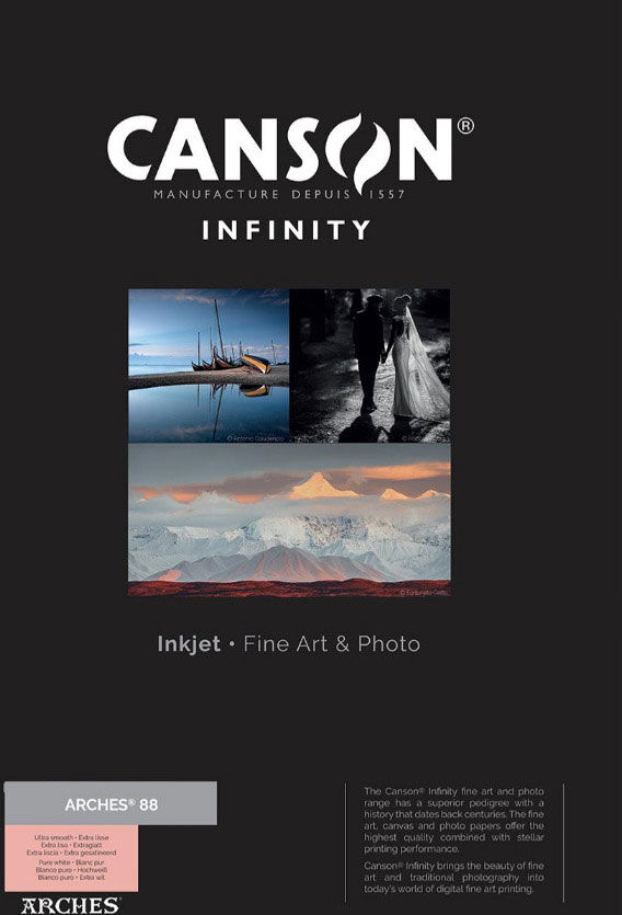 CANSON Papel Foto Infinity Arches 88 12.7x17.8cm 310g 25F