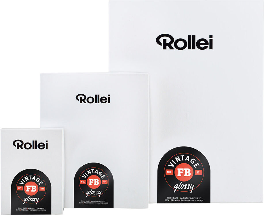 ROLLEI Papel Vintage 111 FB Glossy 17.8X24cm 50 Folhas