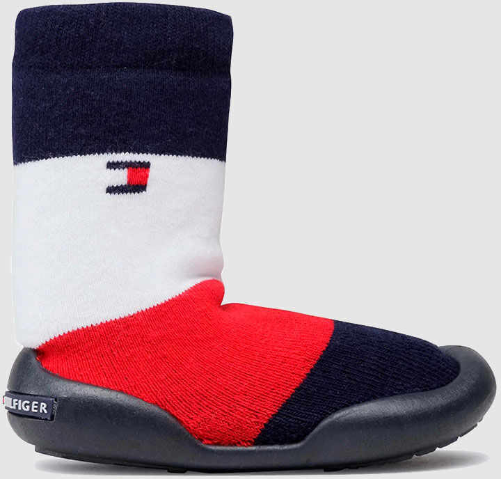 Tommy Jeans- Kids Bota Menino Slipper Tommy Jeans Azul marinho