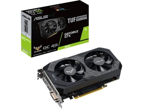 Asus Placa Gráfica TUF GeForce GTX 1650 (NVIDIA - 4 GB GDDR6)