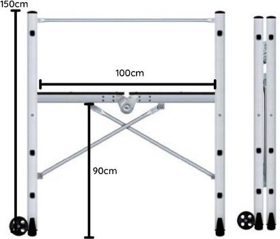 Werku Plataforma-Andaime Móvel Articulado (150 cm)