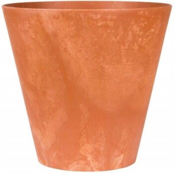 Prosperplast Vaso Tubus Beton Efect (Laranja - 20 x 18.7 cm)