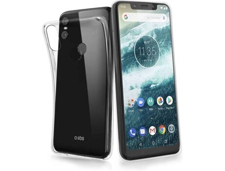 Sbs Capa Motorola One, One Lite Skinny Transparente