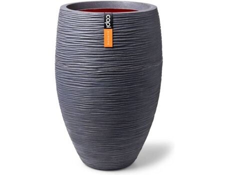 Capi Vaso Nature Rib Elegant Deluxe (Cinzento escuro - Plástico - 45x72cm)