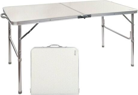 Aktive Mesa Dobrável Regulável (Branco - Alumínio - 120x60x71 cm)