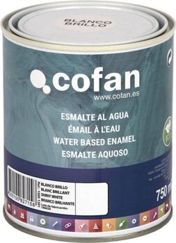 Cofan Tinta de Água Azul Turquesa Satinato (750 ml)