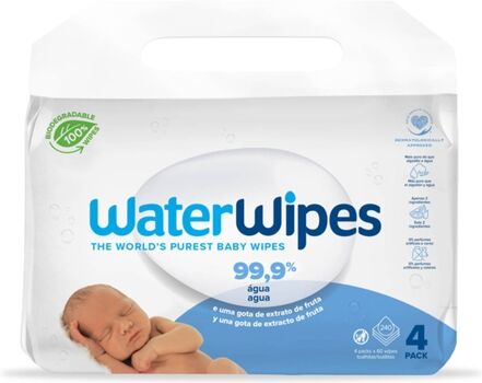 Waterwipes Toalhitas Bio (4x60 un)