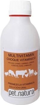 Petnatura Complemento Alimentar para Cavalos Multivitamin Choque Vitamínico (100ml)