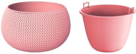 Prosperplast Vaso Splofy Bowl (Rosa - 23.9 x 23.9 x 16.1 cm)