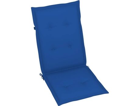Vidaxl Conjunto 2 Almofadas para Cadeira de Jardim (Azul - Tecido - 120 x 50 x 4 cm)