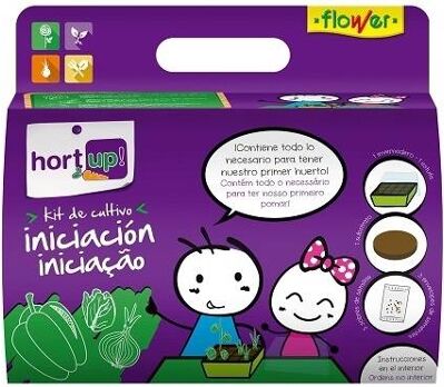 Flower Kit de Cultivo com Sementes , Substrato e Recipiente CM-3920 (18.5 x 15 x 14.5 cm)