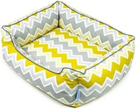 Luben Cama para Cães Spring Chevron (Amarelo - Tamanho XS)