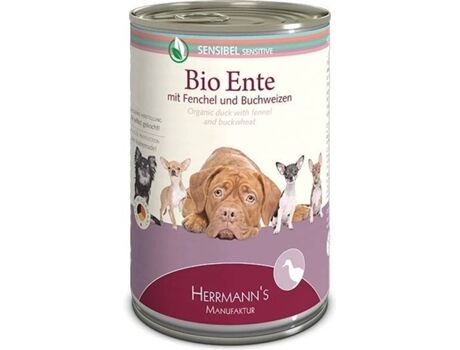 Herrmanns Ração para Cães (150 g - Húmida - Todas as Idades - Sabor: Pato)